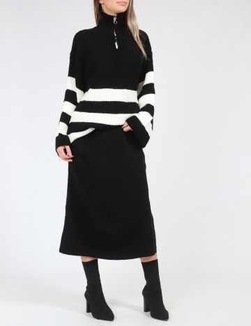 Compleu SHEIN, alb/negru