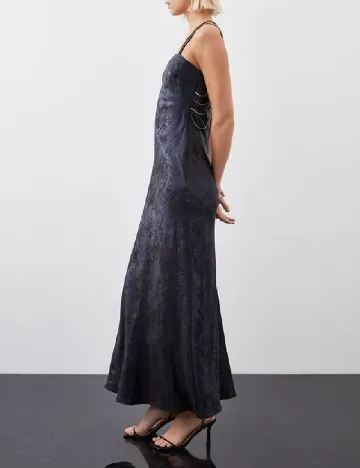 Rochie lunga Karen Millen, bleumarin Albastru