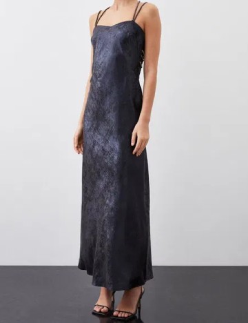 Rochie lunga Karen Millen, bleumarin