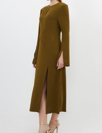 Rochie medie Karen Millen, kaki
