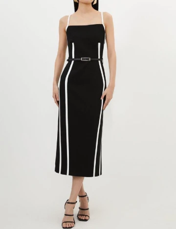 Rochie medie Karen Millen, negru Negru