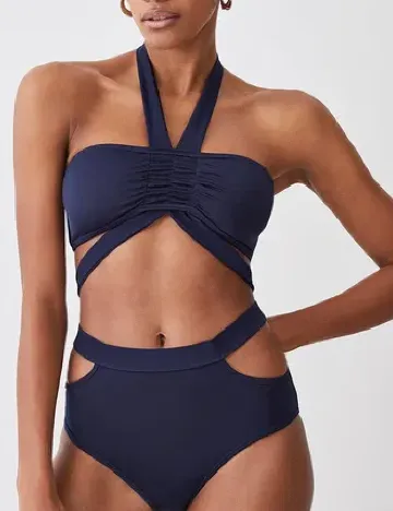 Sutien de baie Karen Millen, bleumarin Albastru