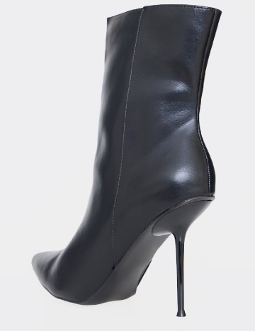 Botine PrettyLittleThing, negru