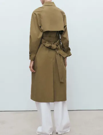 Trench Mango, kaki Verde