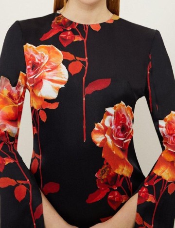 Rochie lunga Karen Millen, negru