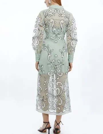 Rochie medie Karen Millen, verde Verde