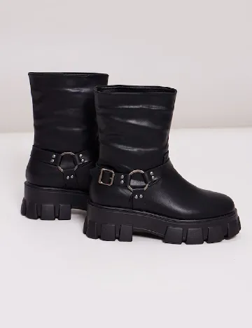 Ghete PrettyLittleThing, negru Negru