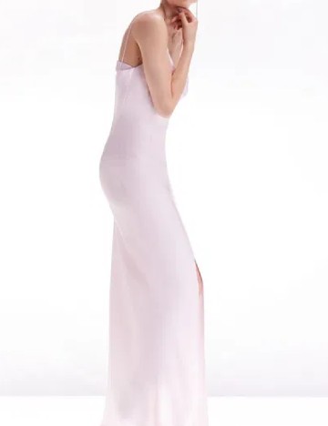 Rochie lunga Karen Millen, roz pal