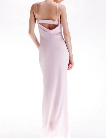 Rochie lunga Karen Millen, roz pal