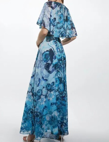 Rochie lunga Karen Millen, albastru