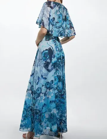 Rochie lunga Karen Millen, albastru