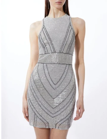 Rochie scurta Karen Millen, gri