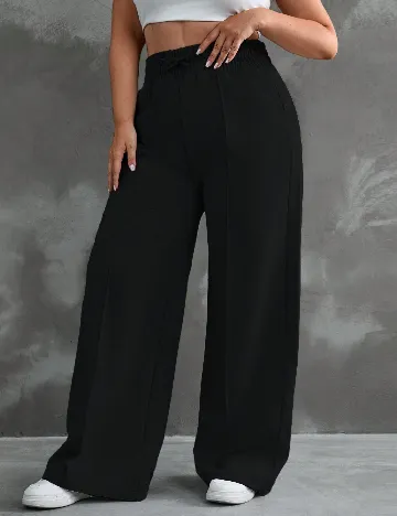 Pantaloni SHEIN CURVE, negru