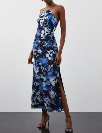 Rochie lunga Karen Millen, albastru