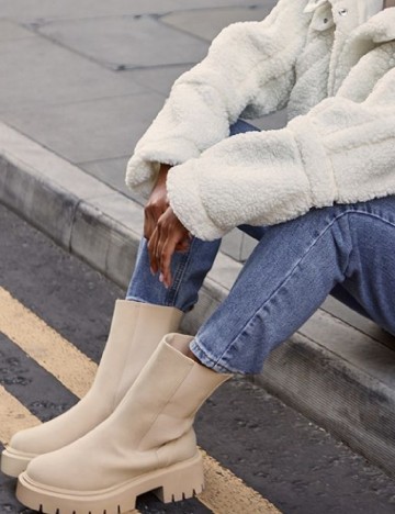 Ghete PrettyLittleThing, bej