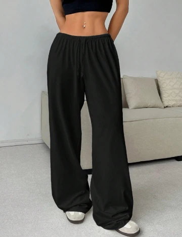 Pantaloni SHEIN, negru Negru