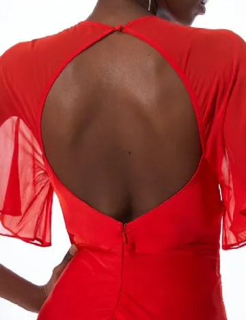 Rochie lunga Karen Millen, rosu Rosu