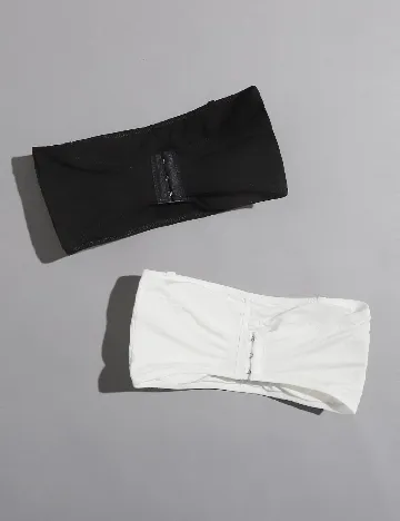 Set sutiene 2 bucati Romwe, alb/negru