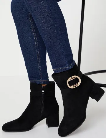 Botine PrettyLittleThing, negru Negru