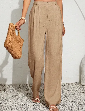 Pantaloni SHEIN, crem