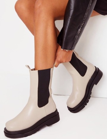 Ghete PrettyLittleThing, crem