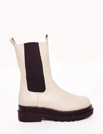 Ghete PrettyLittleThing, crem Crem