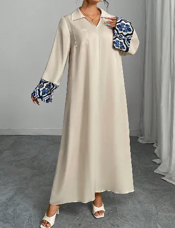 Rochie lunga SHEIN, crem Crem