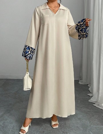 Rochie lunga SHEIN, crem