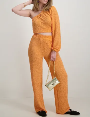 Pantaloni Refined Department, portocaliu