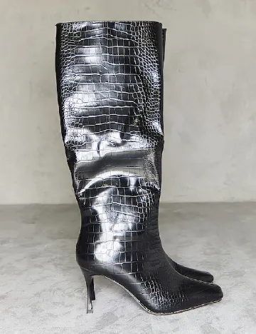 Cizme PrettyLittleThing, negru Negru