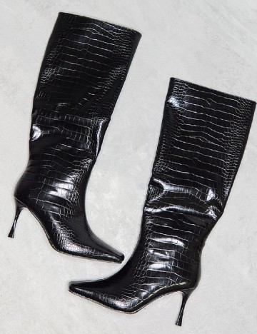 Cizme PrettyLittleThing, negru