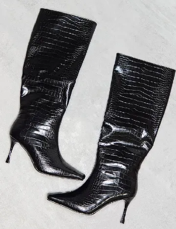 Cizme PrettyLittleThing, negru Negru