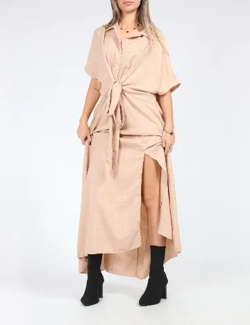 Rochie lunga SHEIN, crem Crem