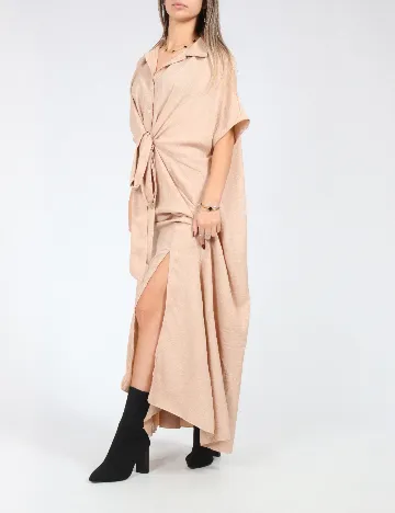 Rochie lunga SHEIN, crem Crem