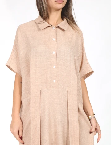 Rochie lunga SHEIN, crem Crem