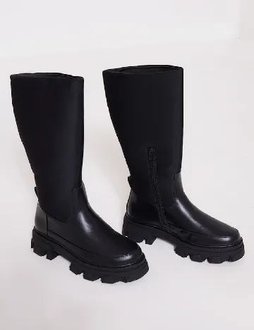 Cizme PrettyLittleThing, negru Negru