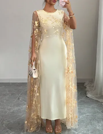 Rochie medie SHEIN, galben deschis Galben