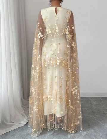 Rochie medie SHEIN, galben deschis