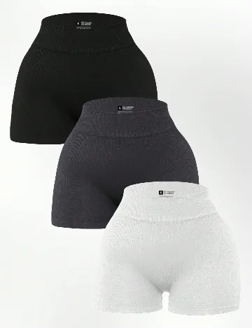 Set Pantaloni scurti 3 bucati SHEIN, mix culori