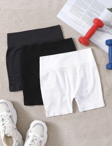 Set Pantaloni scurti 3 bucati SHEIN, mix culori