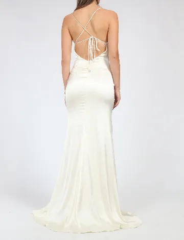 Rochie lunga SHEIN, ecru Alb