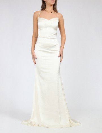 Rochie lunga SHEIN, ecru