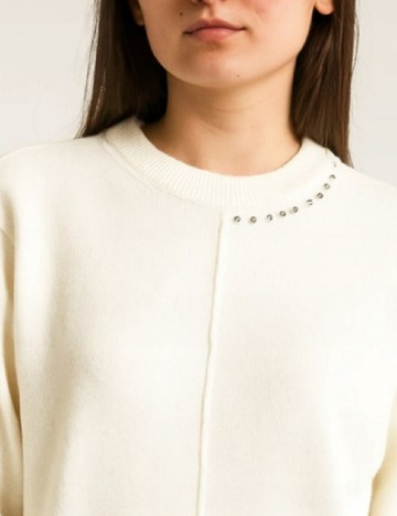 Bluza Oversize SHEIN, ecru