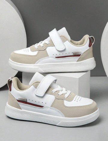 Adidasi Shein Kids, alb/bej