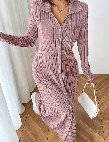 Rochie lunga SHEIN, roz Roz