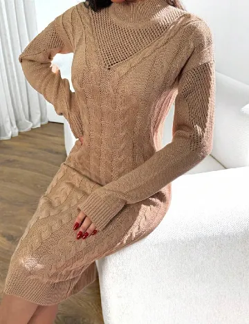 Rochie medie SHEIN, maro Maro