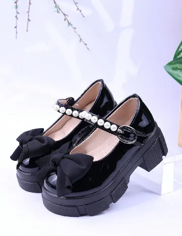 Pantofi Shein Kids, negru Negru