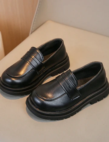 Mocasini Shein Kids, negru Negru