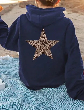 Hanorac Shein Kids, albastru Albastru