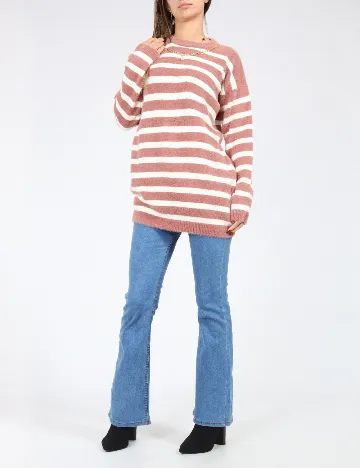 Pulover SHEIN, roz pudra